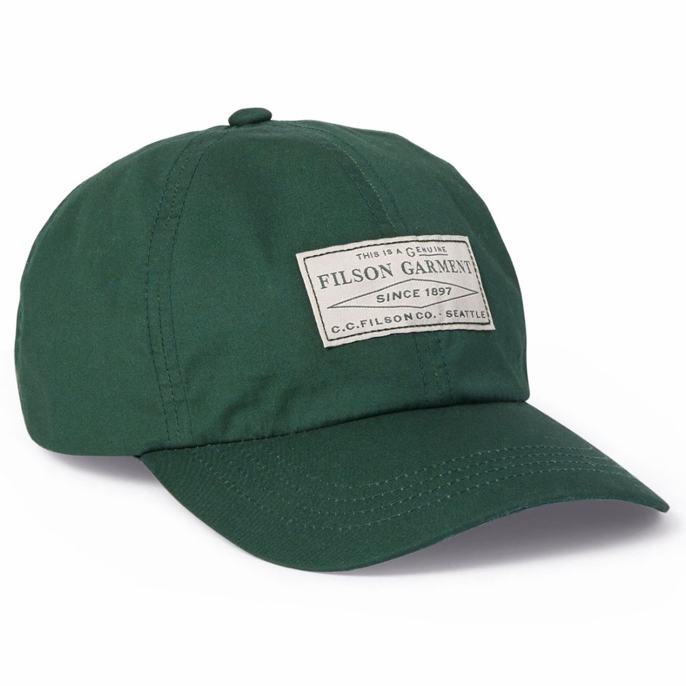 Filson Green Baseball Cap